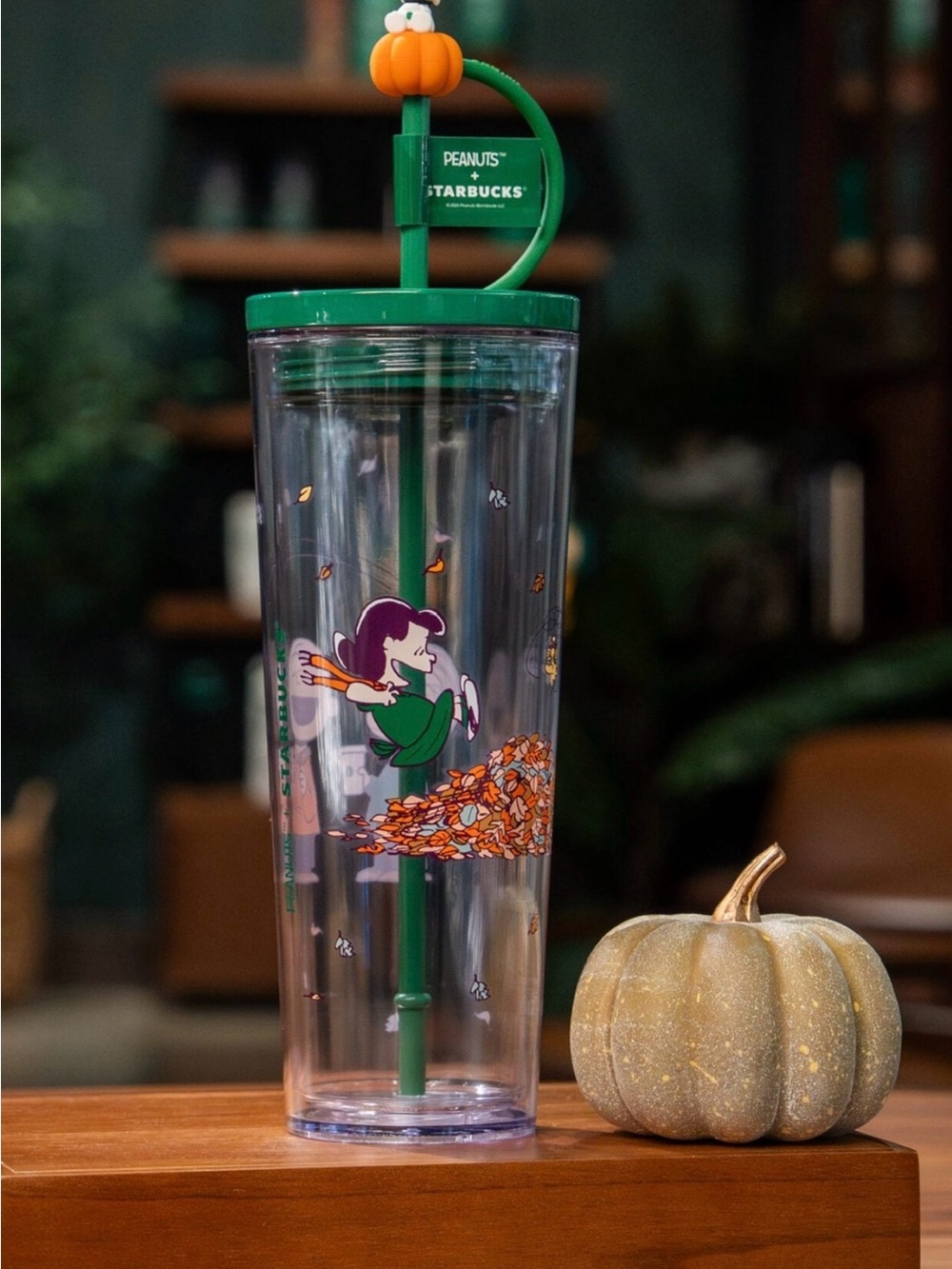Peanuts Green Autumn Cold Tumbler 2026 Peanuts Edition